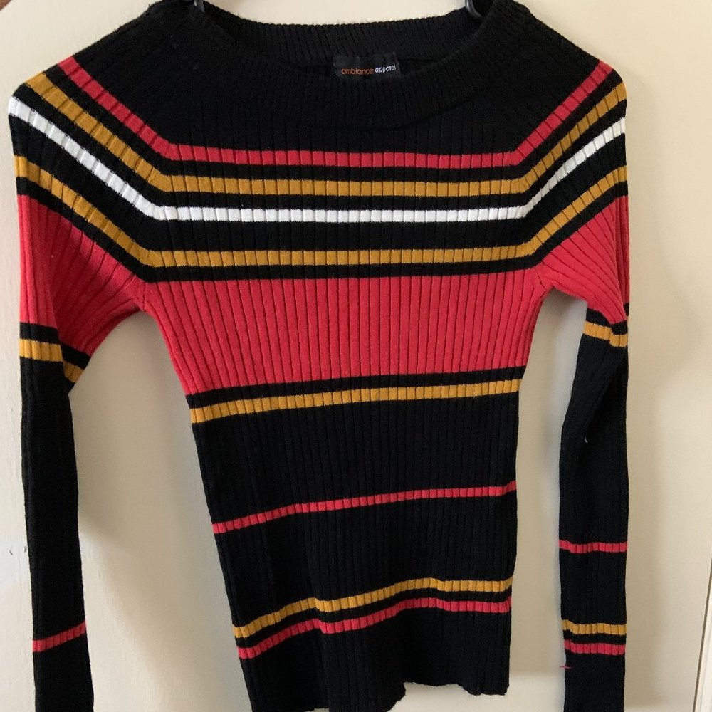 Striped Ribbed Sweater - Picture 3 of 3